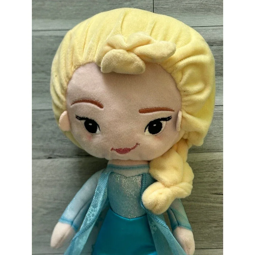 Disney Plush Princess Doll in Yellow Hair and Teal Dress